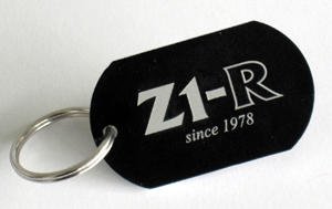 Z900.us key ring with Z1-R since 1978 logo